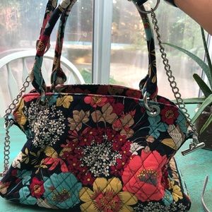 Vera Bradley purse pretty navy floral